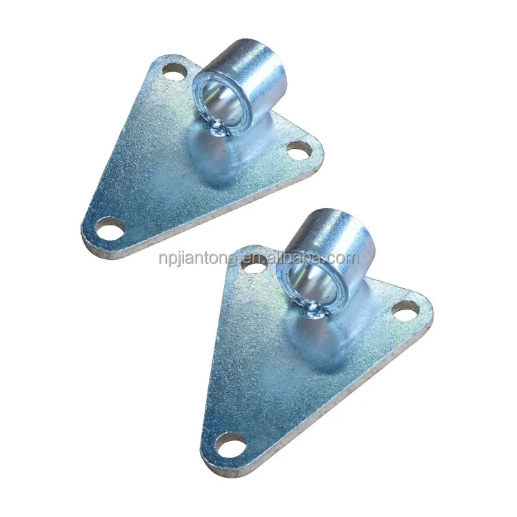 High precision custom made metal stamping fabrication zinc plated steel bracket sheet metal parts