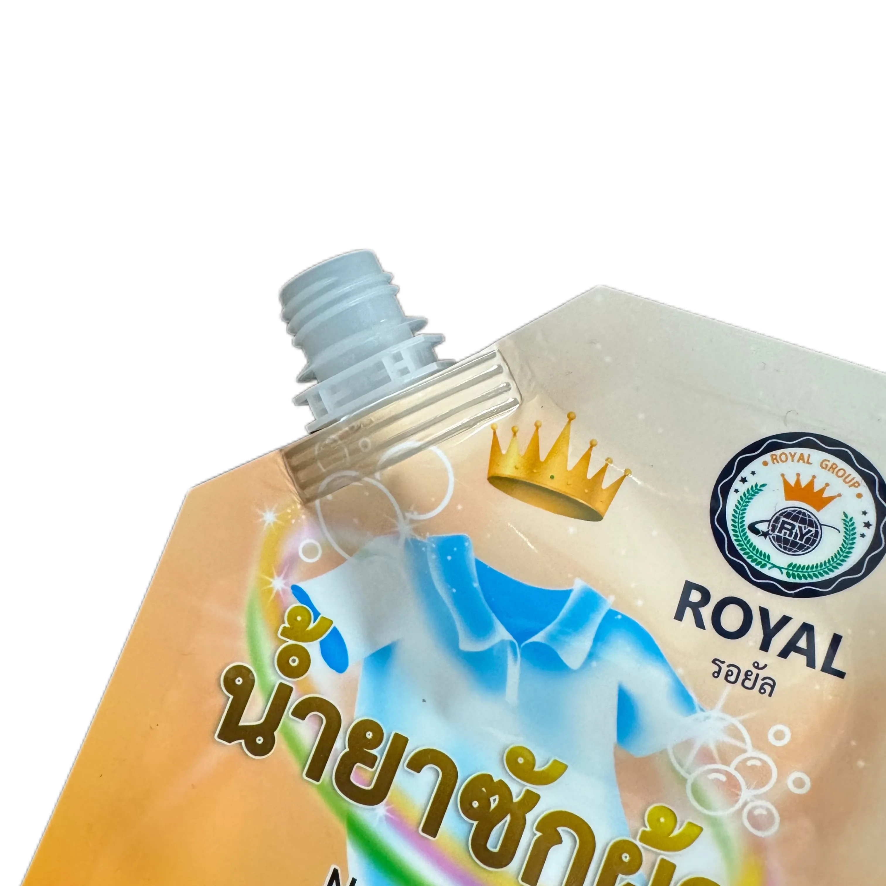 Laundry Detergent Bags Custom Softener Portable Liquid Stand up Slanted Nozzle Laminated Bag 500g2kg5kg