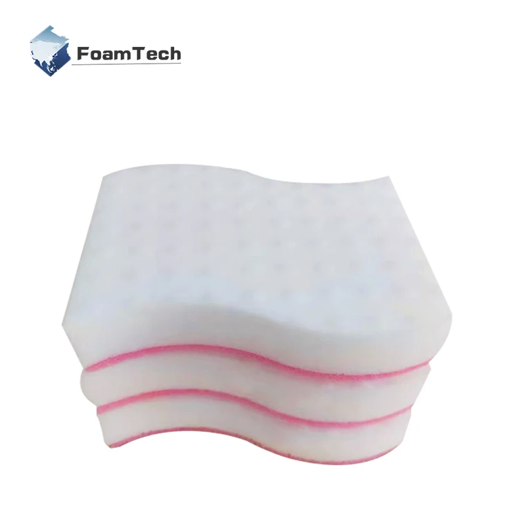 High Density Household Magic Nano Emery Sponge Brush Kitchen Cleaning Daily PVC Bag Custom White Kitchen Products Pva Sponge