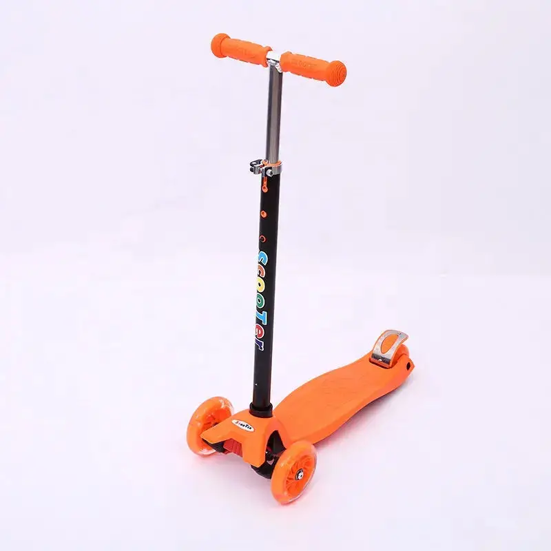 chinese hot sale free shipping 3 4 big wheel off-road mobility  drift foot kids tricycle scooter with removable seat suitcase
