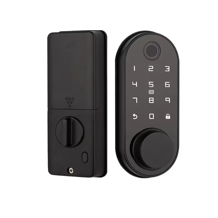 Tuya Keyless Cord Security Intelligent Cerraduras Para Puertas Combination Digital Fingerprint Smart Door Deadbolt Lock