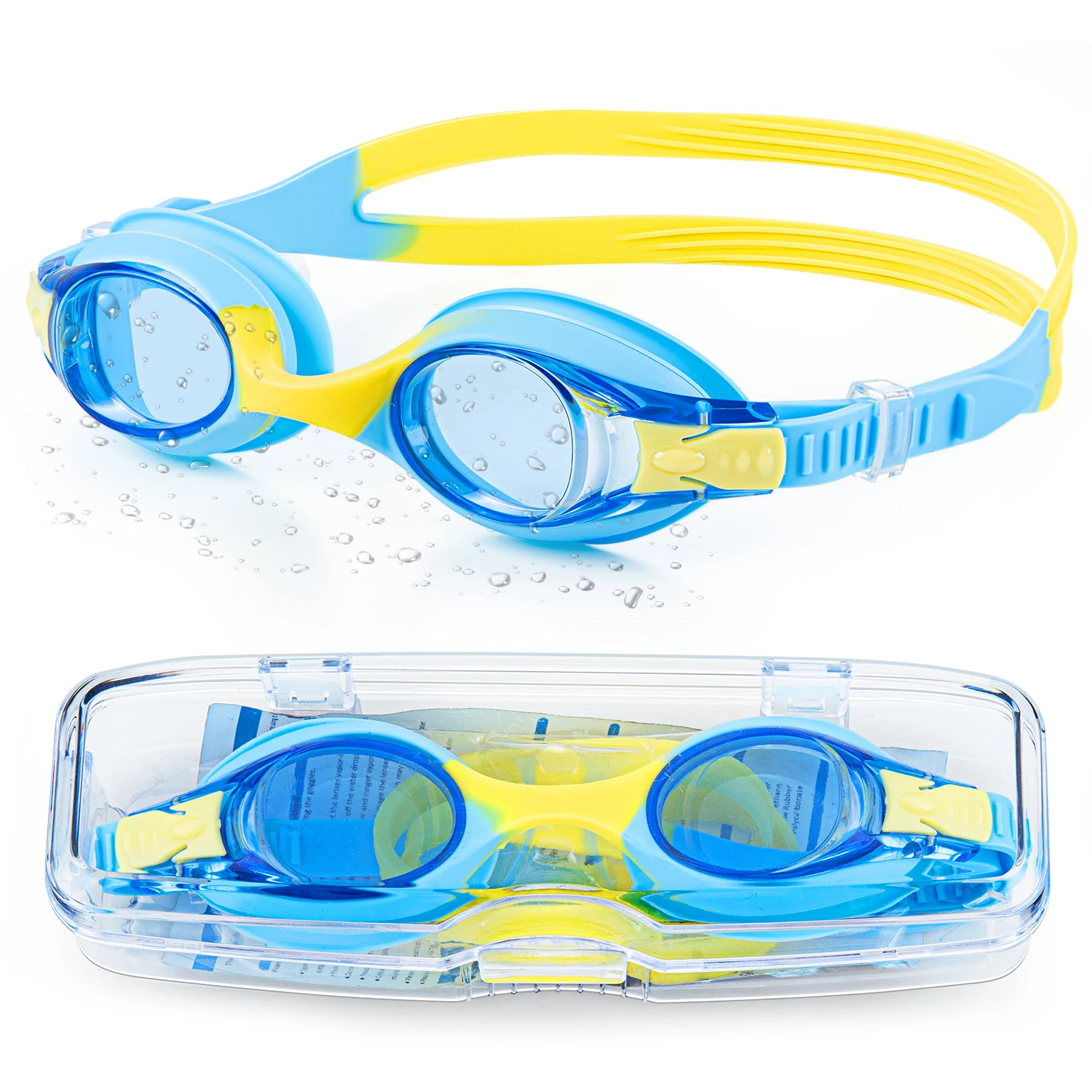 Sports Eyewear Wholesale Swimming Glasses Silicone Prescription  Kids Swim Goggles