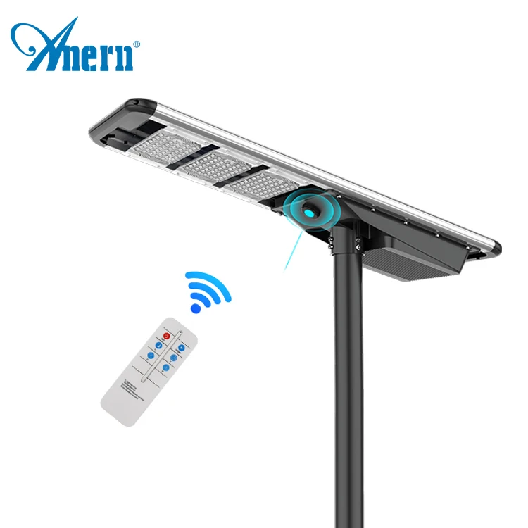 High brightness 40w 50w 60w solar street light with motion sensor