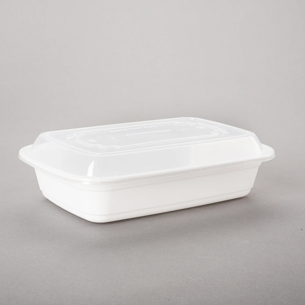 New Arrivals Food Grade Pp Rectangle Food Container Plastic Bento Reusable Lunch Box with lid