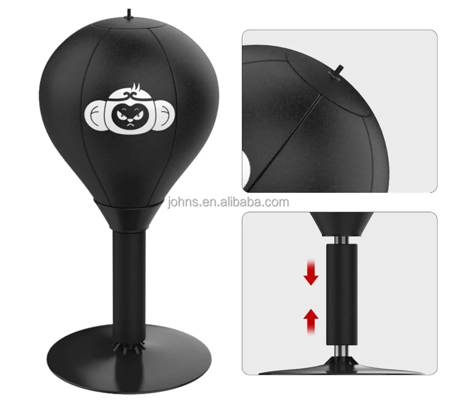 John High quality inflatable tabletop punching bag boxing ball for adults and kids
