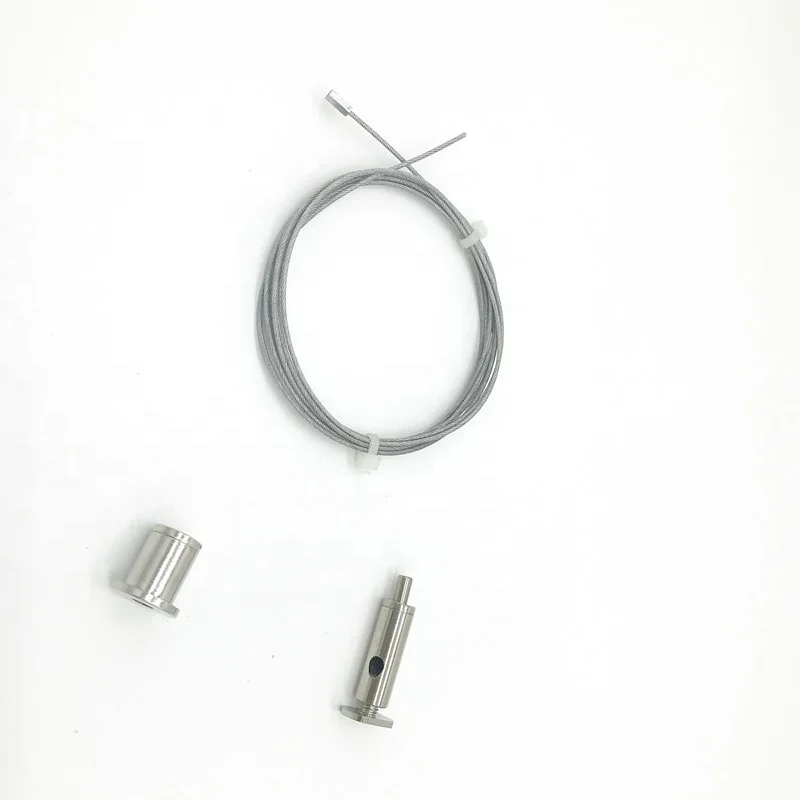 Suspension kit comes with 2 assemblies, one cable gripper and wire rope specialist in hanging system