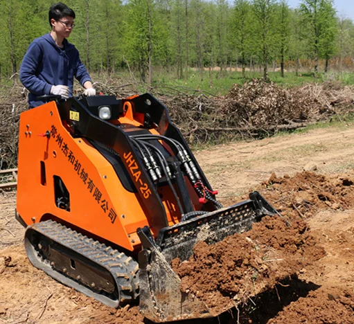 Kubota engine mini crawler excavator with thumb bucket for garden
