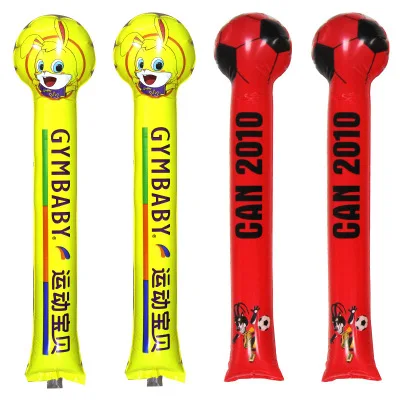 
customized colorful inflatable cheering stick/bang stick 