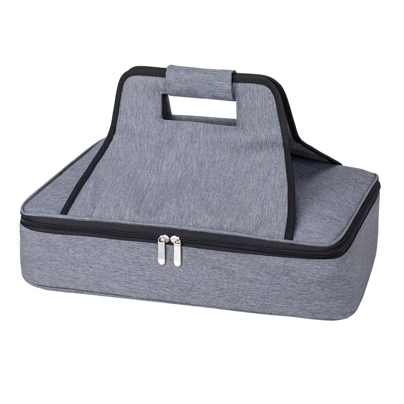Insulated Casserole Dish Carrier Thermal Tote Cooler Bag for Hot or Cold Food Picnic Beach Camping Hiking