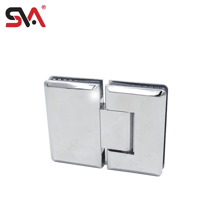 SVA-213A Bathroom Hotel Office Sliding Glass Door Connector 180 Degree Brass PC BN SB MB Frameless Shower Door Hinge