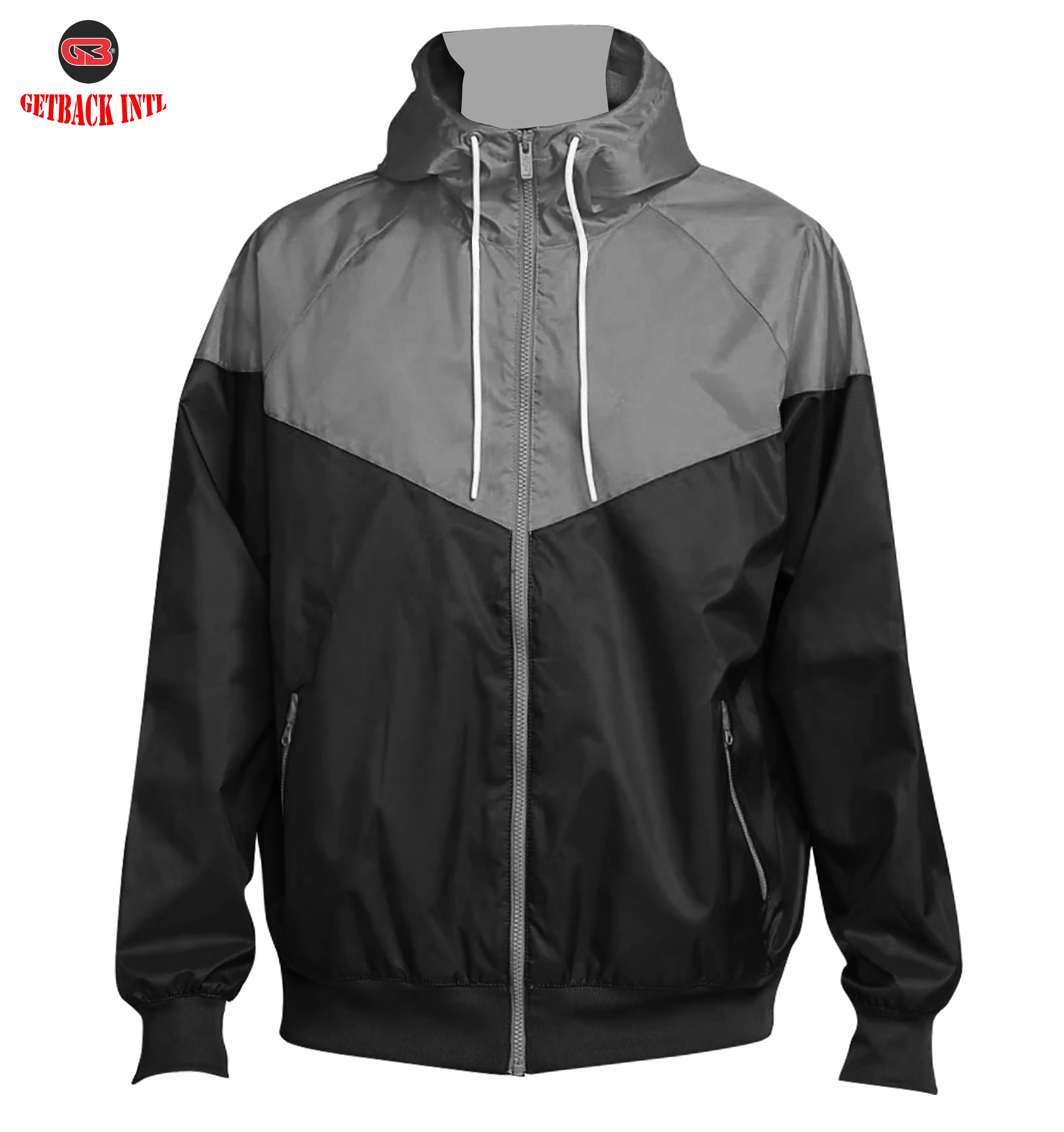 Custom Windbreaker Jackets In Polyester Fabrics / Parachute Jackets in Poly Breathable / Latest Sports Team Windbreakers Jackets