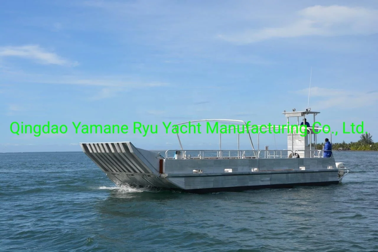 50ft  15m 50 Passengers  Aluminum 5083 Offshore Ferry Air Cabin Landing Craft Boat For Sale