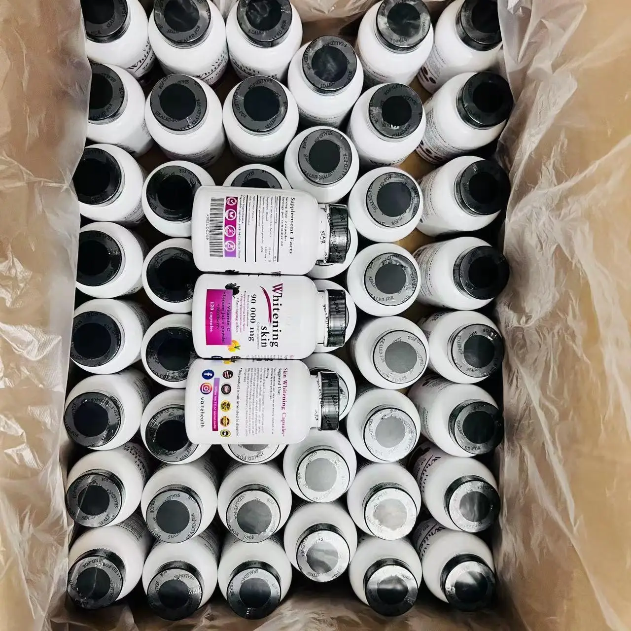 OEM Own Brand Customised Amazon Hot Selling Whitening Skin Care Products Adult Vitamins Anti-Aging Capsules Reduce Dark Spots