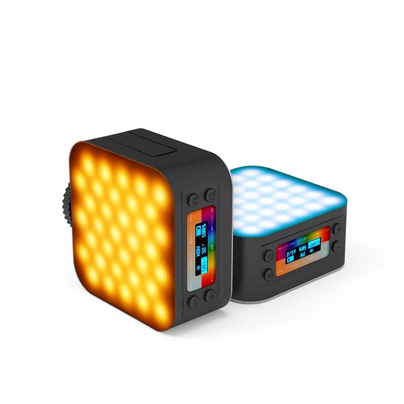 professional audio video lighting type-c dual charging interface high capacity portable photography lighting video led light