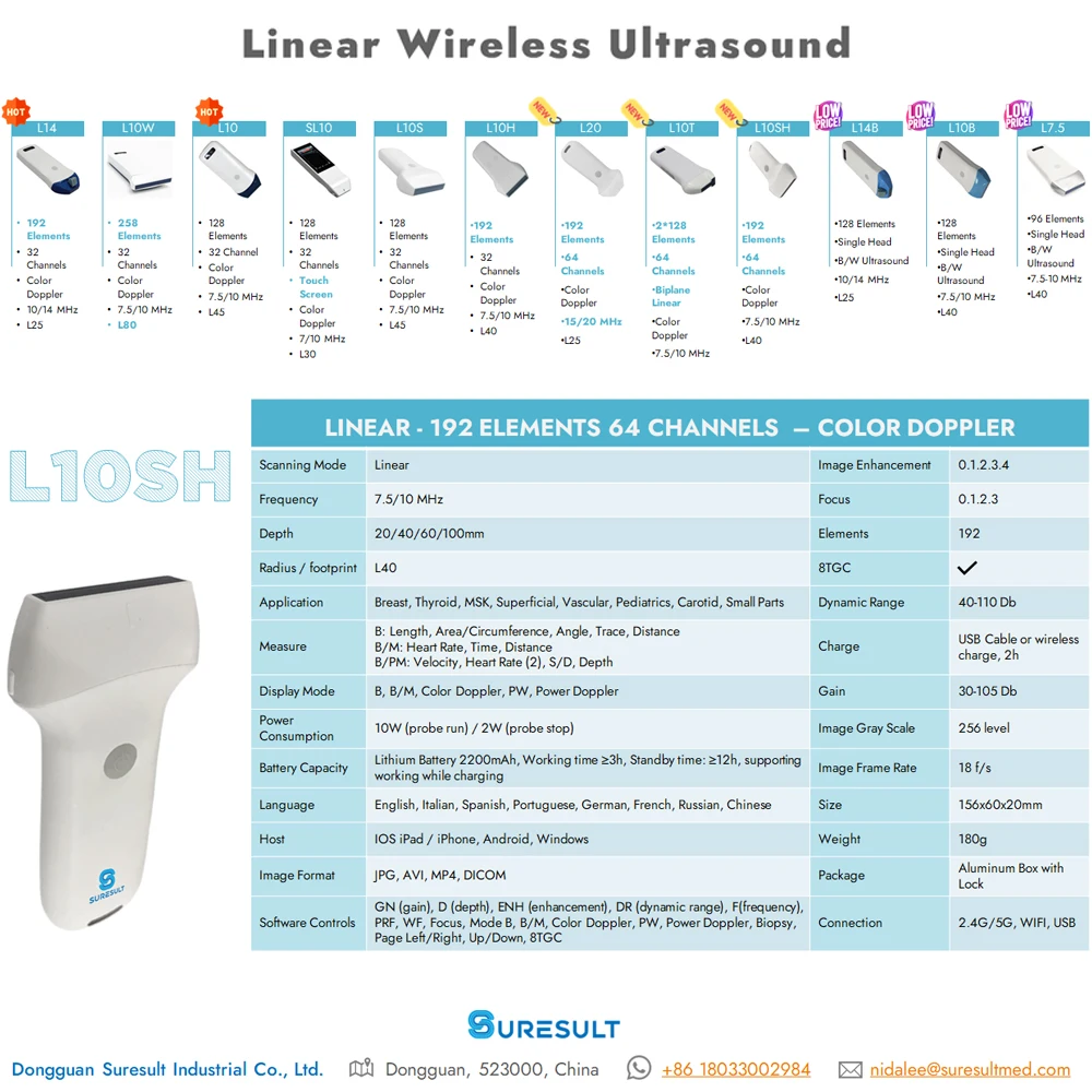 Handheld Portable Ultrasound Equipment for Veterinary Use Equine and Pig Ultrasound for Pregnancy Diagnosis
