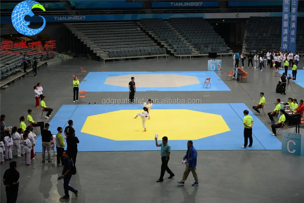 Customized manufacturer tatami taekwondo tapis wushu tapis puzzle interlocking mat