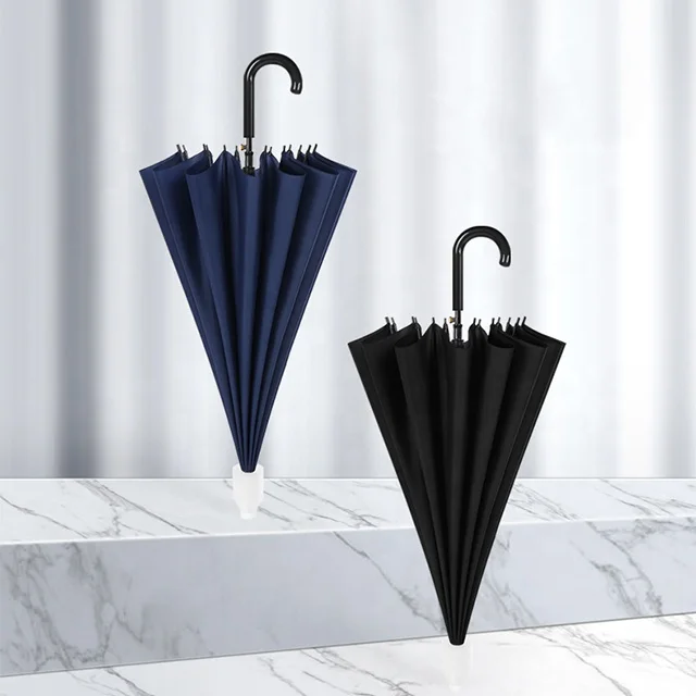 Supplier Manufacturer Wholesale Large Windproof And Moistureproof Luxury Promotional Brand Custom Advertising Straight Umbrella