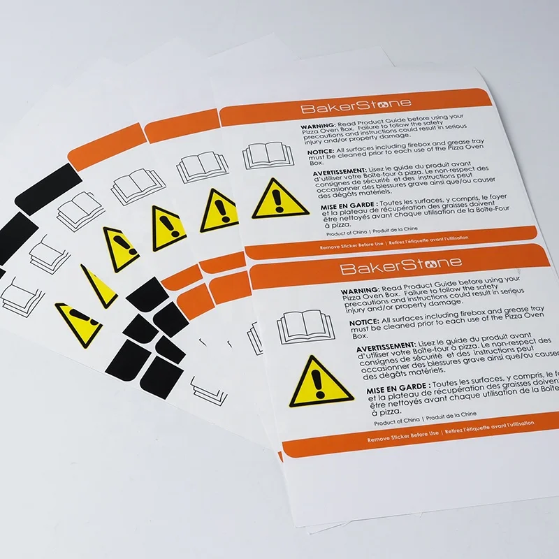 High-quality yellow reflecting sticker warning sign reflective sticker safety warning label for warning