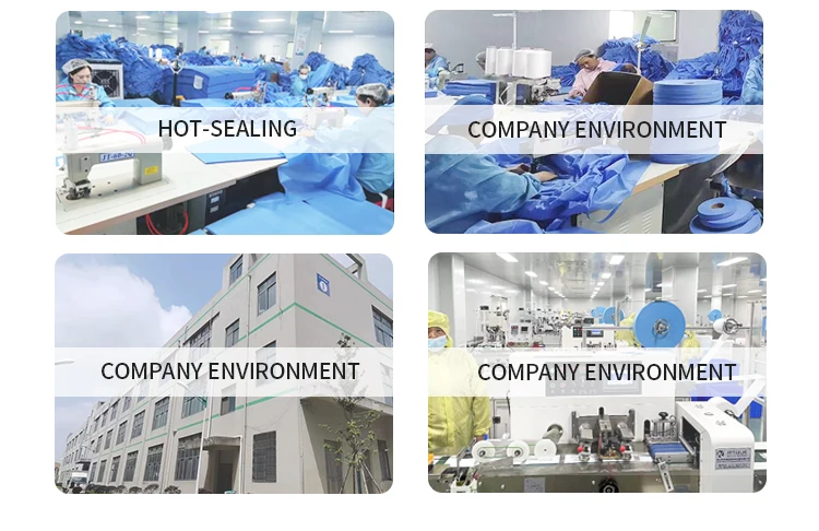 Cleanroom Nonwoven Hazmat-Suit Suit Medical Custom Ppe Safety Waterproof  Chemical For Spray Disposable Coverall Overall