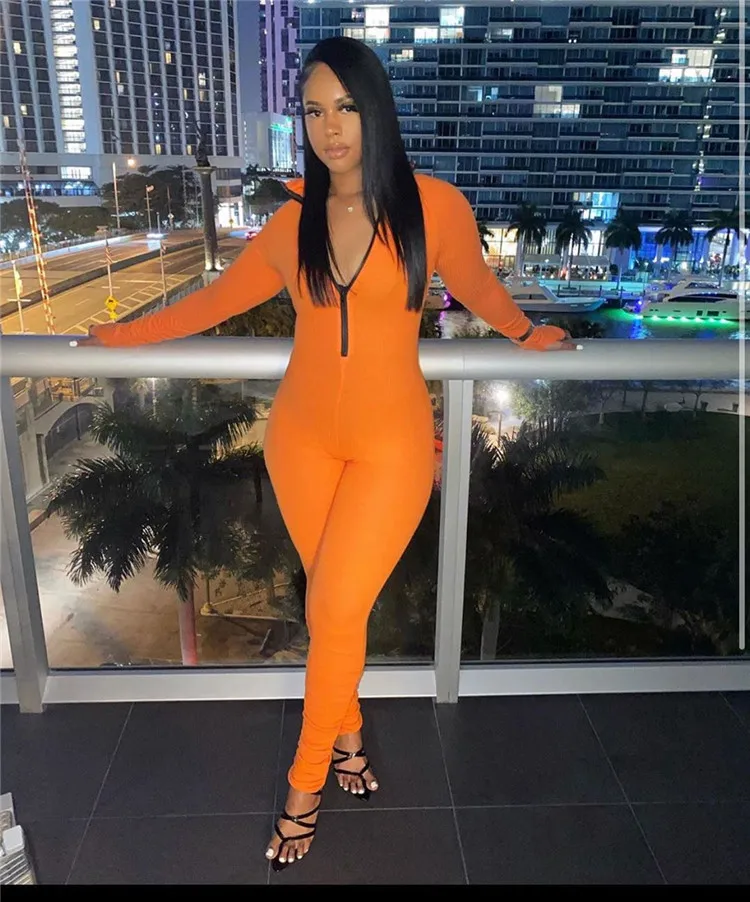 
2021 womens slim fit yoga clubwear casual streetwear one piece rompers jumpsuits fitness disposable for ladies wholesale vendors 