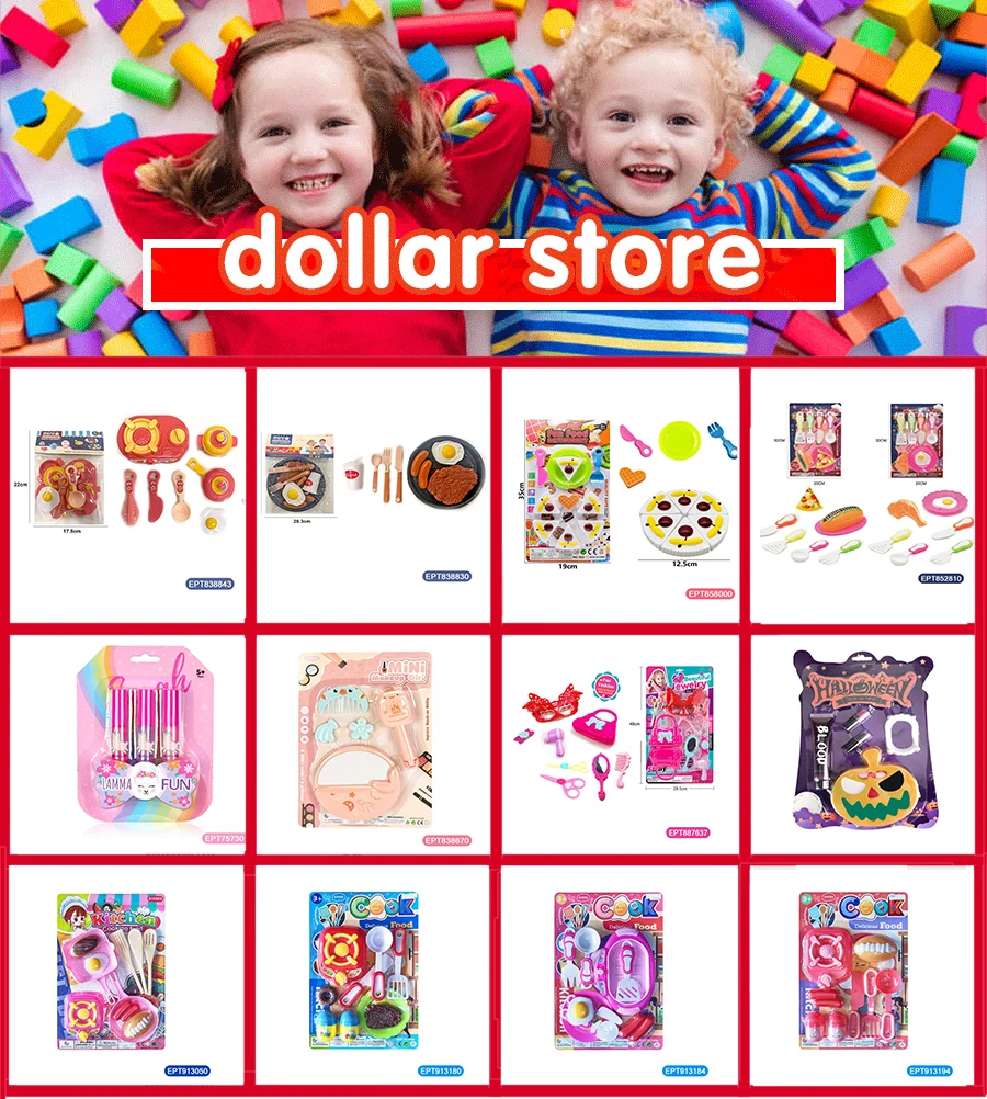 EPT Family Kitchen Food Set Dollar Stores Items General Pretend Play  Promotional Cooking Toys House Game Juguetes Al Por Mayor
