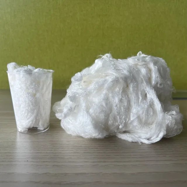 100% Polyester Staple Fiber 2.78dtex*51mm 2.78dtex*65mm Semi Light And 2.78dtex*65mm Bright Use For The Filler