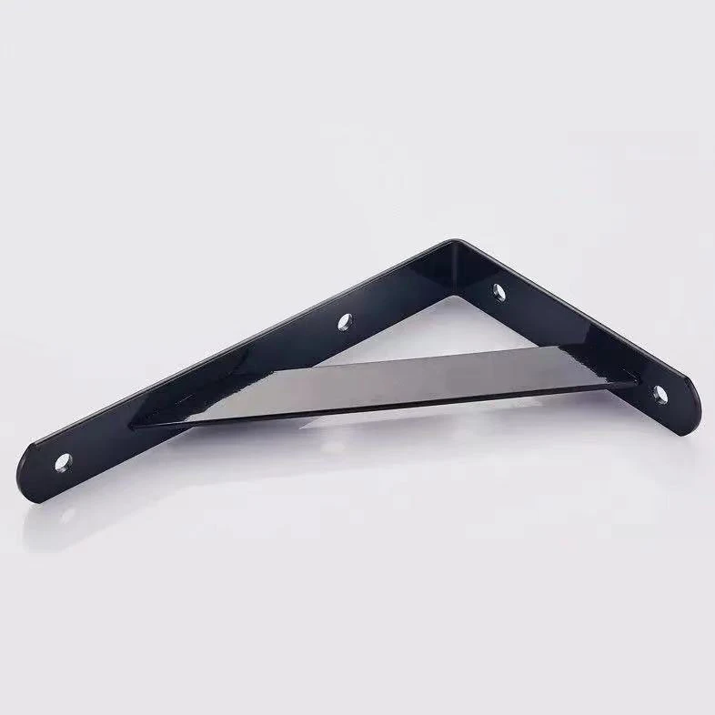 Custom Iron Floating Shelf Anchors Wall Decorative Shelf Supports Triangle Shelf Brackets Triangle Corner Bracket