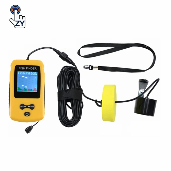 Outdoor Raft Fishing Tools LED Fishfinder Wireless Portable deeper Sonar Sensor Echo Sound Rechargeable Fish Finder