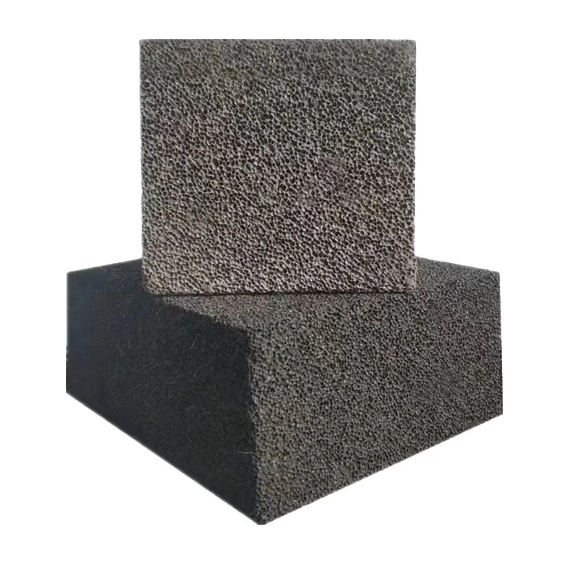 100mm Foam glass fireproof black rigid wall insulation cellular foam glass insulation board