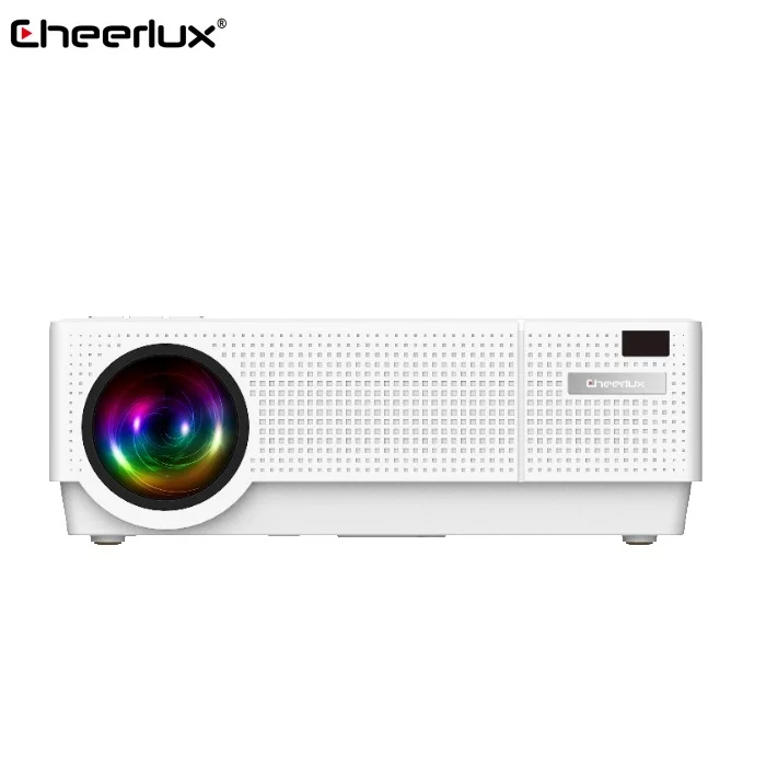 Cheerlux LCD 1080 p проектор Led видеокарта 1920x1080 проекторы большой размер проекции 280 дюймов экран домашний кинотеатр проектор