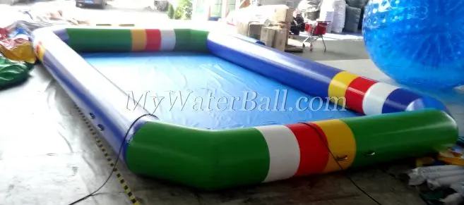 Hot selling high quality cheap factory custom size square inflatable pool PVC pool Outdoor commercial children fun water park