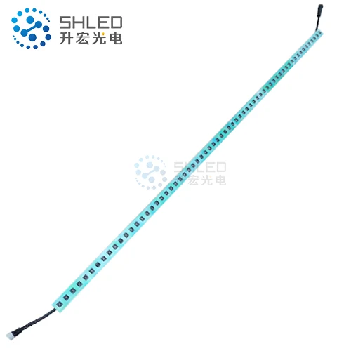 3D naked eye video effects RGB 64 segments led linear light bar for building 3D lighting