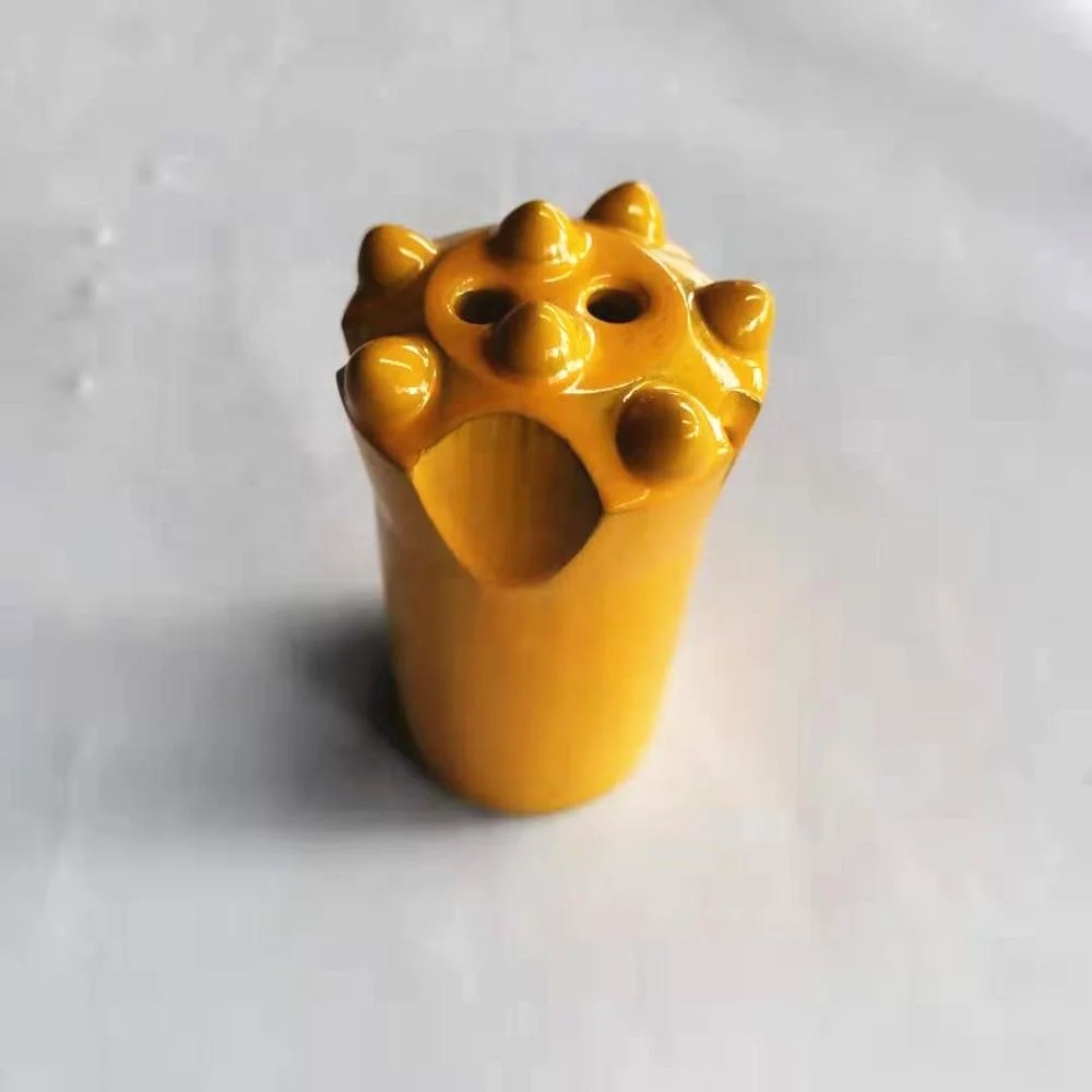 
Sanmeul Tapered Hard Rock Drill Bit Ballistic Tungsten Carbide Bit 7 Degree 34mm Taper Button Bit 