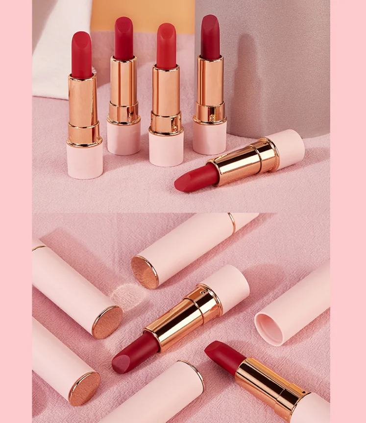 Factory manufacturing Matte Cream Lipstick Private Label Long Lasting Waterproof Matte Lipstick
