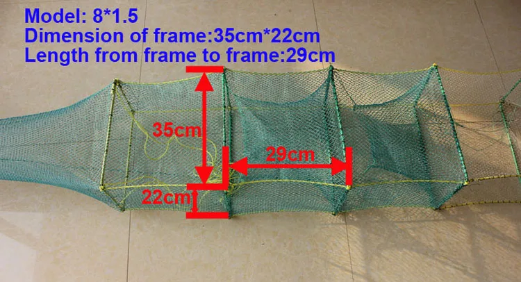 2019-2020 Newly fast delivery product wholesale aquaculture trap,fishing trap for crab lobster shrimp RB 1.5*8
