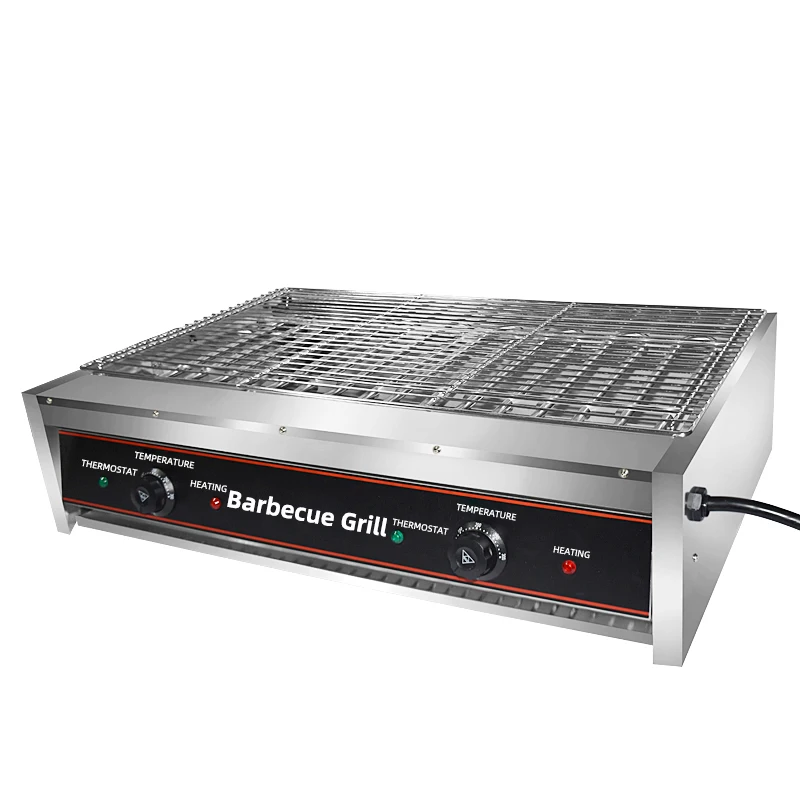 Electric BBQ Grill with Air switch High-power Table-top Barbecue machine for BBQ Party