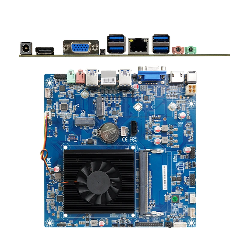 Материнская плата Zeroone in-tel cerelon J4125 cpu Mini-ITX VGA LVDS/EDP с низким энергопотреблением, материнская плата rohs