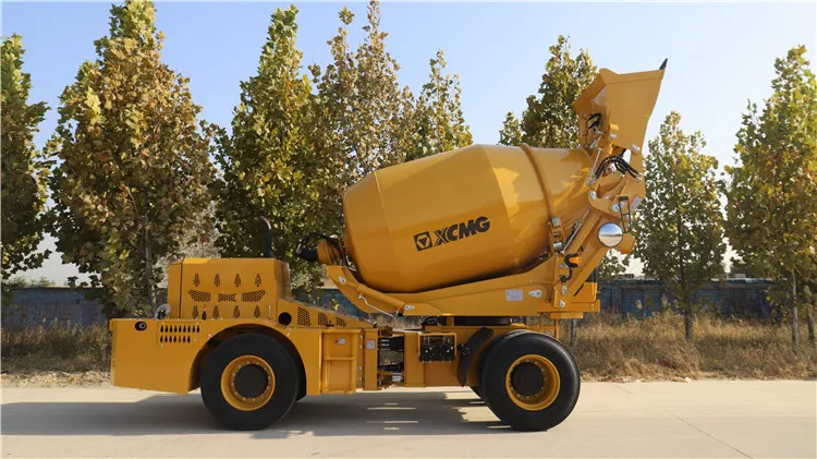 XCMG Official SLM4000I 4 Cubic Meters Self Loading Concrete Mixer Truck Cases