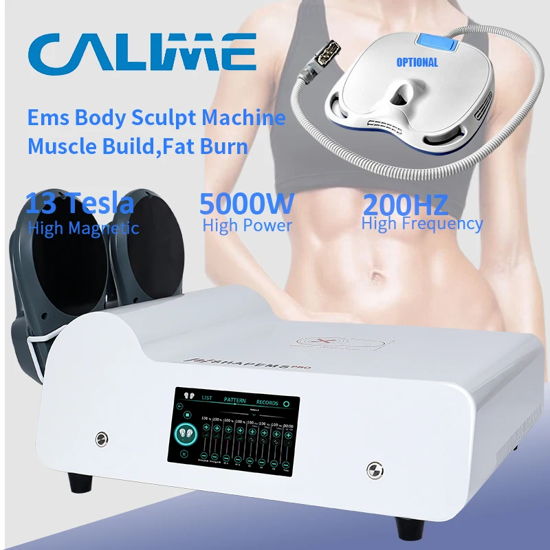 Homeuse Mini Portable Emslim 5000W 13 Tesla Weight Fat Loss RF EMS Muscle Stimulator Build Body Shape Sculpt Slim Machine
