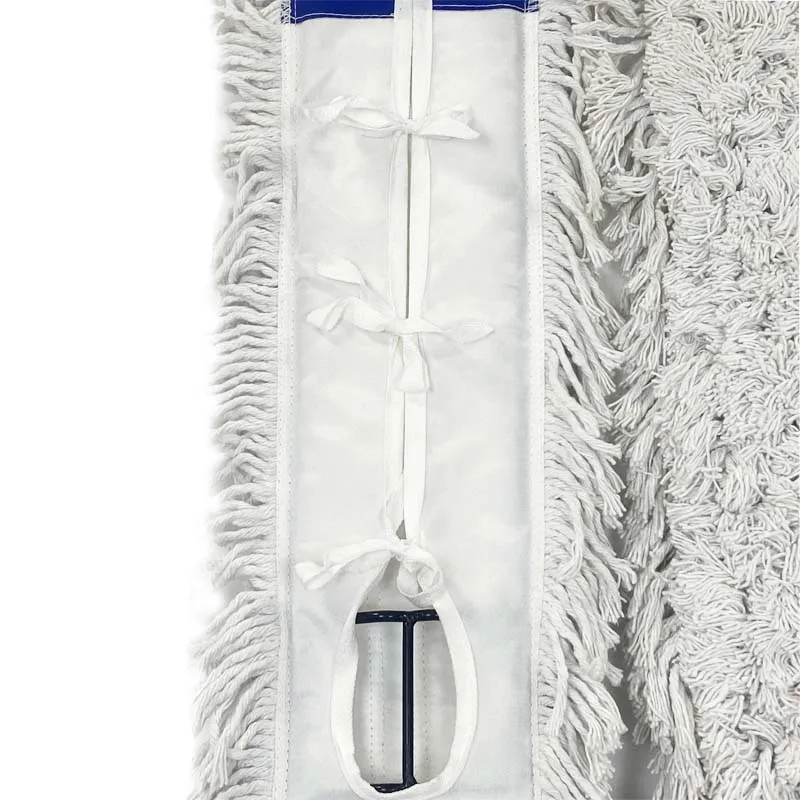 Eco-Friendly Professional Industrial Washable  Cleaning Floor Flat Mop Cotton Dust Mop