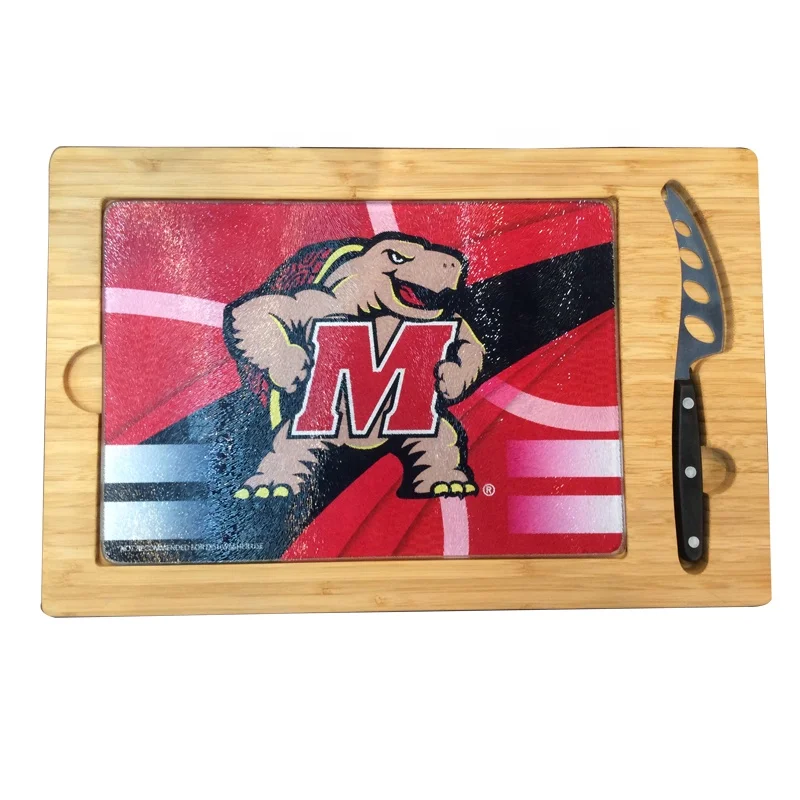 
 Оптовая продажа, разделочная деревянная доска для завтрака из бамбука и стекла  