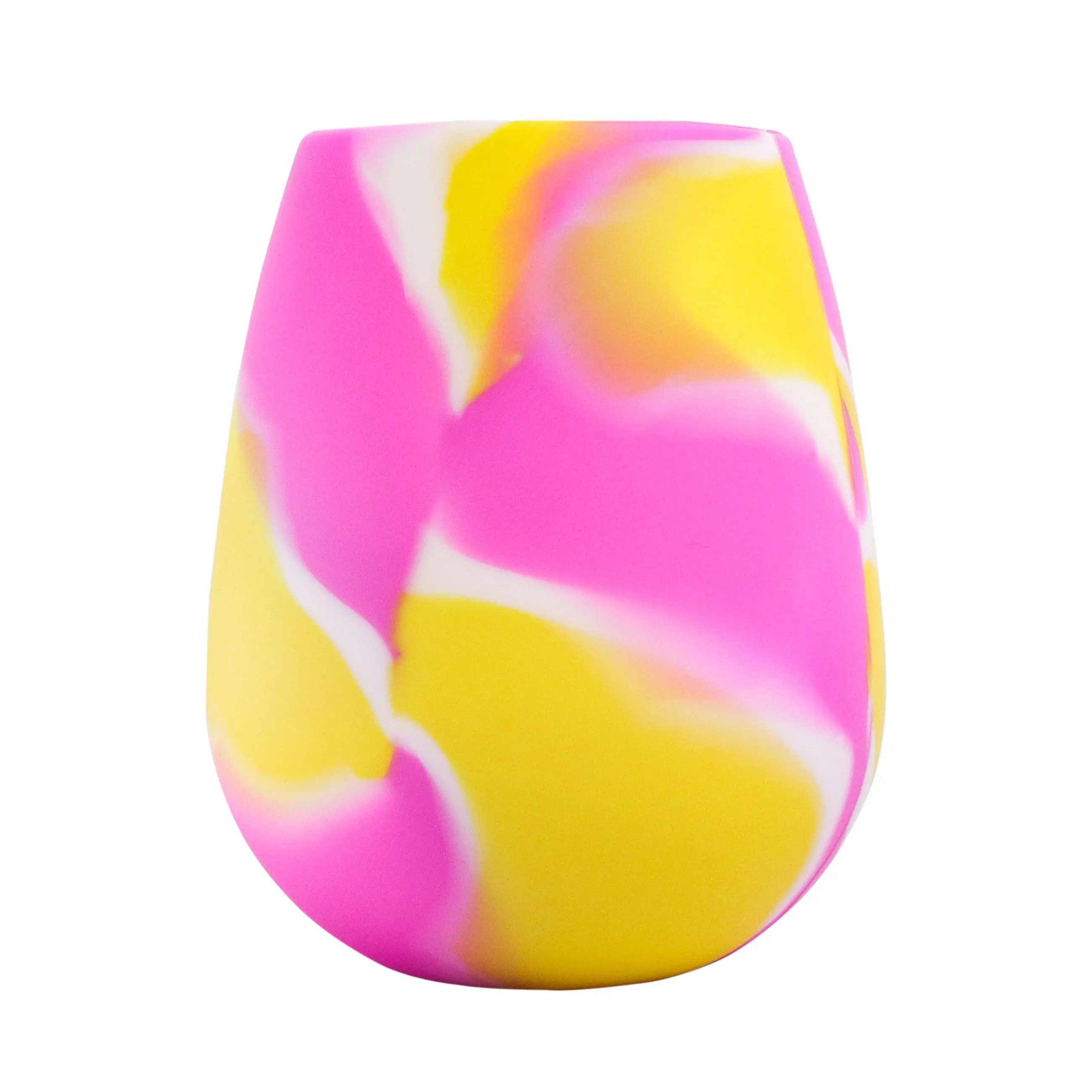 Factory Wholesale Customized Food Grade Mixed Solid Colors Unbreakable Silicone Drinking Water Wine Cup For Travel