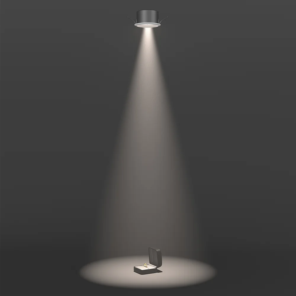 Aluminium Modern Style Recessed COB LED Downlight 5W 9W 18W Anti Dazzle Ceiling Downlight For Hotel Store Showroom