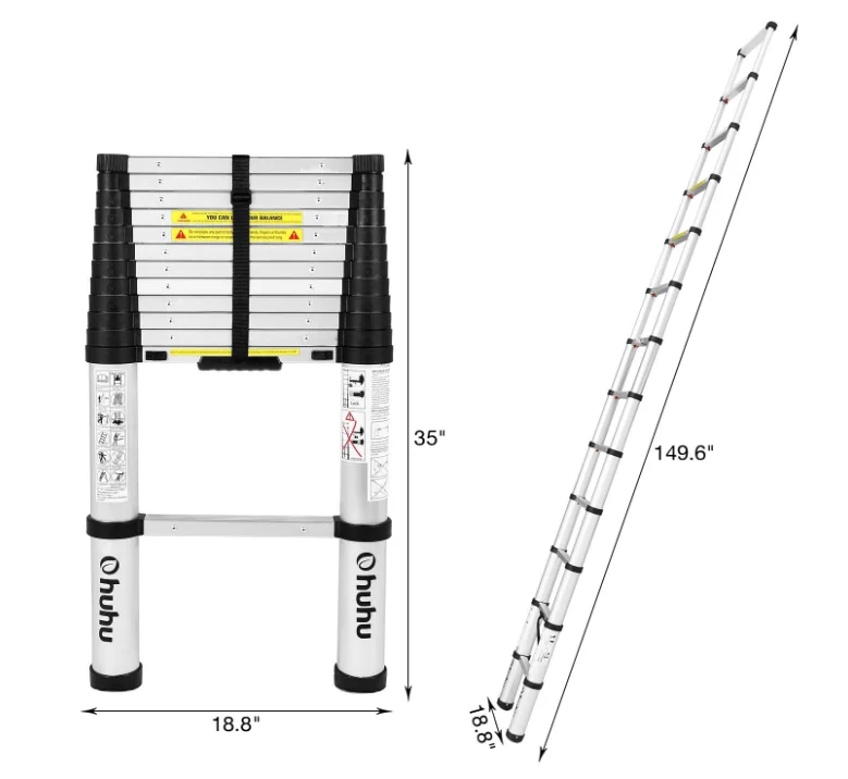 Telescopic Lightweight Aluminium Foldable Step Folding Ladder