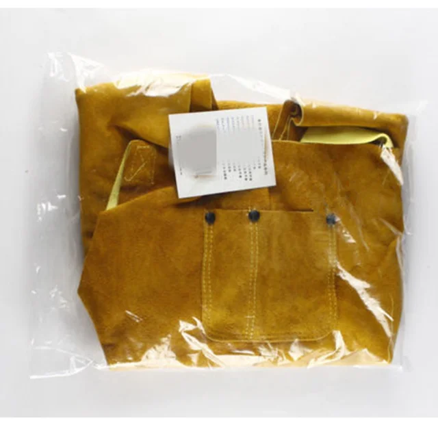 Leather Welding Apron Heat Resistant Heavy Duty Stain Resistant Wear resistant