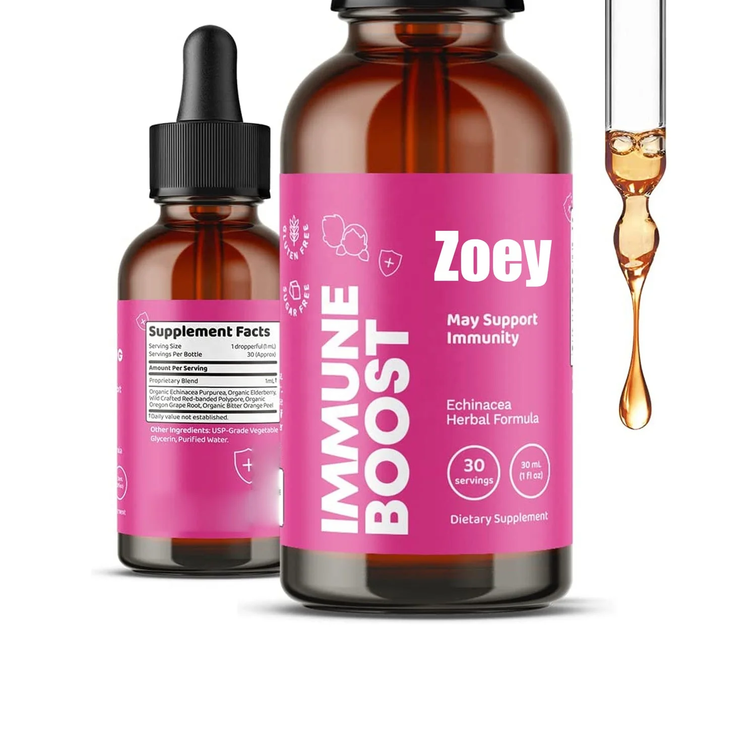 Kids&Children Immune Booster Liquid Drop Echinacea for Toddler Immune Booster & Immune Defense Baby Cold Relief