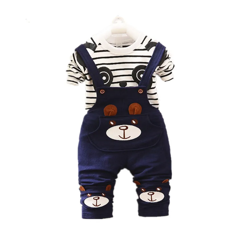 Cute cartoon 2 pieces newborn girls clothing sets for children 1 year old