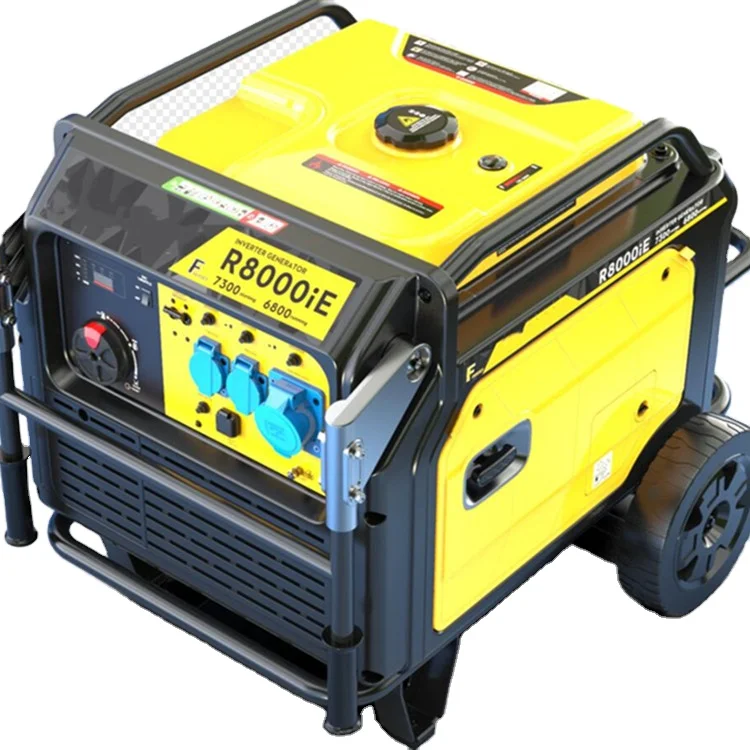 Petrol Generators Portable 8kw 8.5kw Gasoline Silent Inverter Generator 8000w