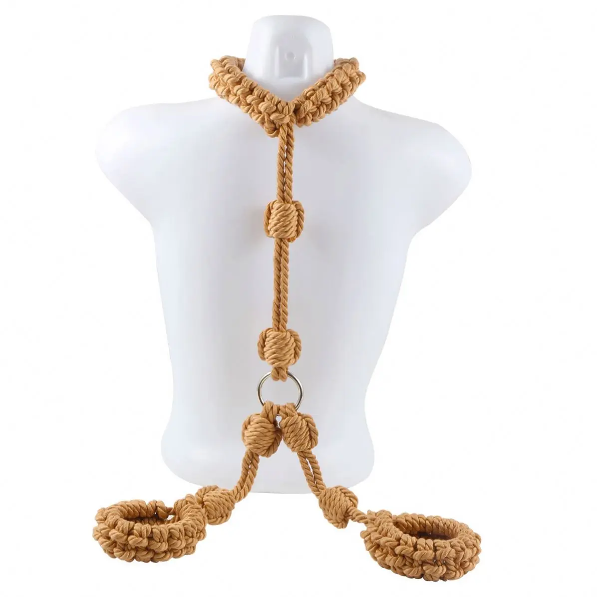 New SM binding props cotton linen rope binding collars handcuffs sm binding bondage