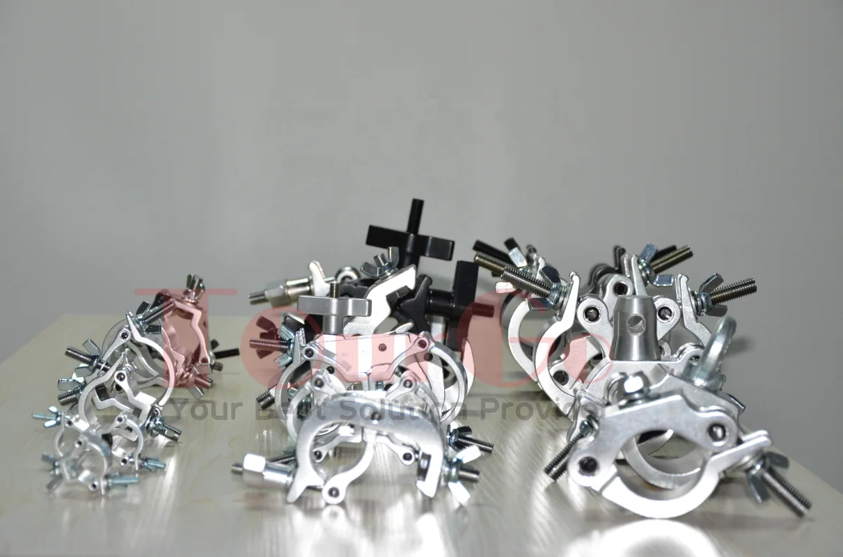 Heavy duty 2inch tube pipe pole stage light clamp coupler Aluminum quick release lighting truss clamp